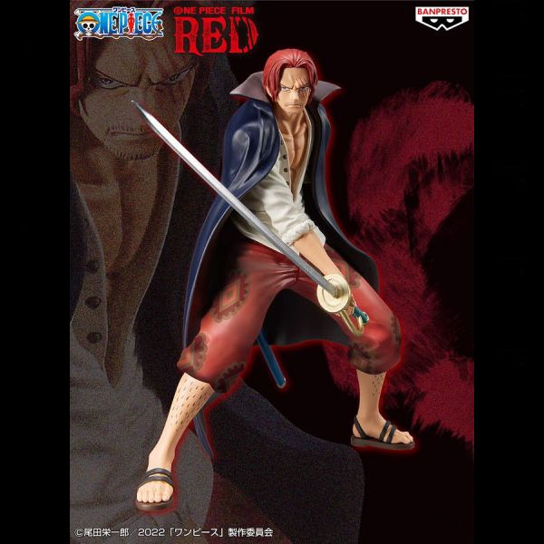 Banpresto One Piece Film Red DXF Shanks Posing Figure